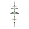 Lampadario Grande Sama con Cupole Verdi
