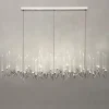 Lampadario Il Pezzo 3 Lungo a 42 Luci Nickel