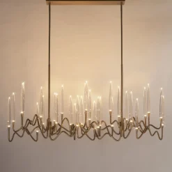 Lampadario Il Pezzo 3 Lungo a 30 Luci bronzo
