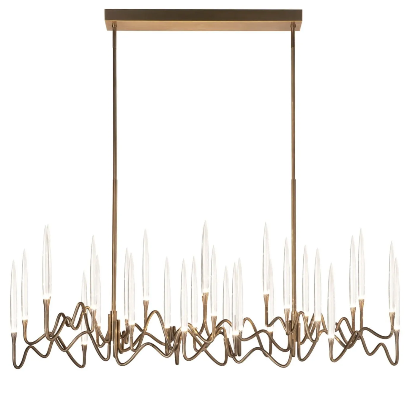 Lampadario Il Pezzo 3 Lungo a 30 Luci bronzo