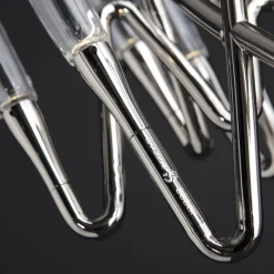 Lampadario Il Pezzo 3 Lungo a 18 luci nickel