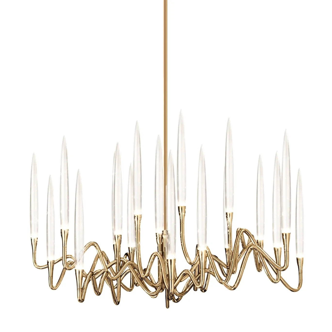 Lampadario Il Pezzo 3 Tondo a 21 luci oro