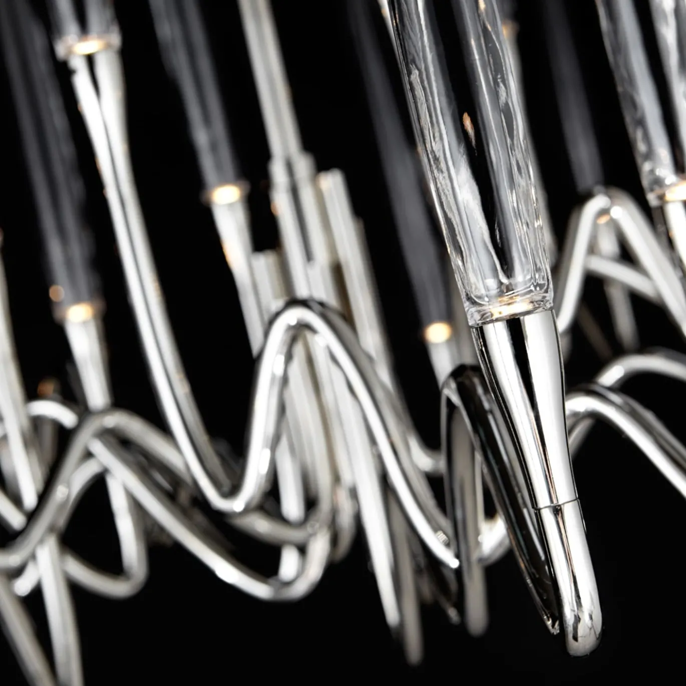 Lampadario Il Pezzo 3 Tondo a 21 luci nickel