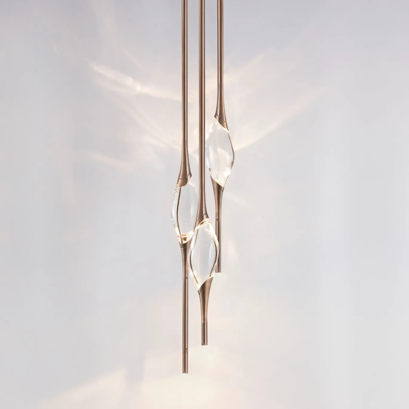 Lampadario Il Pezzo 12 Tondo Bronzo