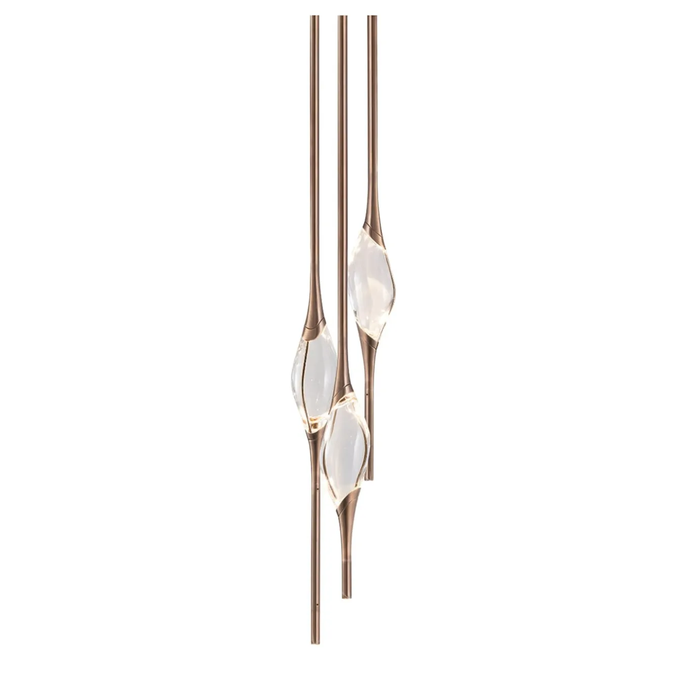 Lampadario Il Pezzo 12 Tondo Bronzo