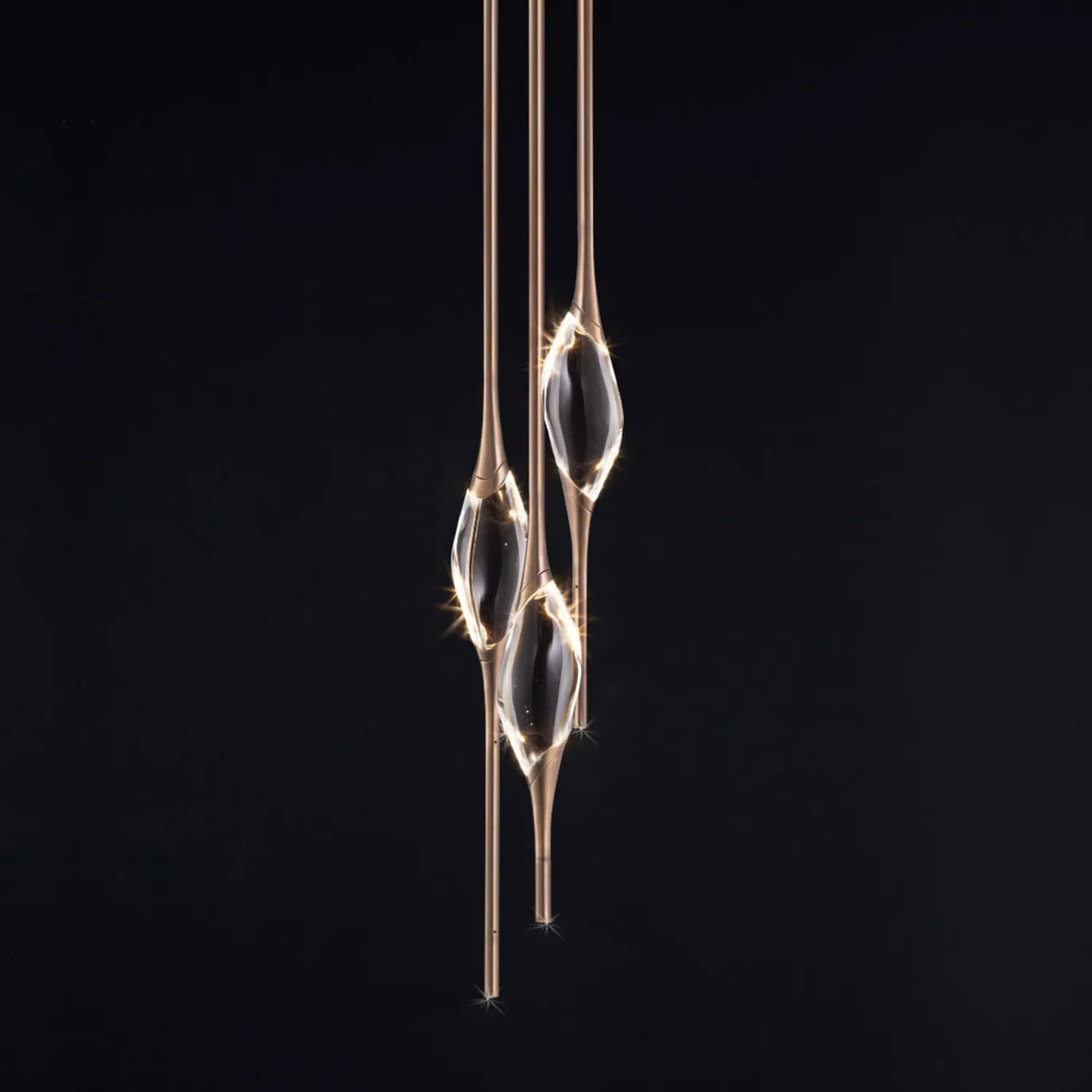 Lampadario Il Pezzo 12 Tondo Bronzo