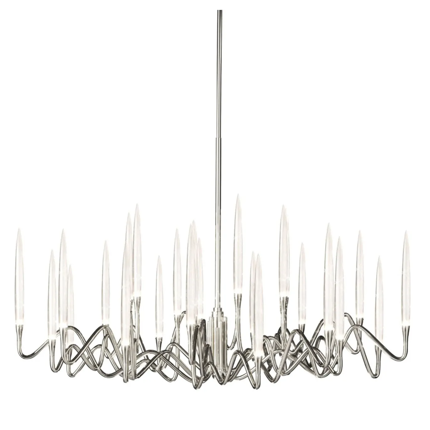 Lampadario Il Pezzo 3 Tondo Nickel