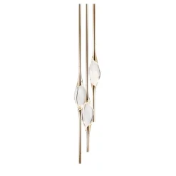 Lampadario Il Pezzo 12 Tondo Oro