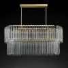 Lampadario imperiale ovale a triedro
