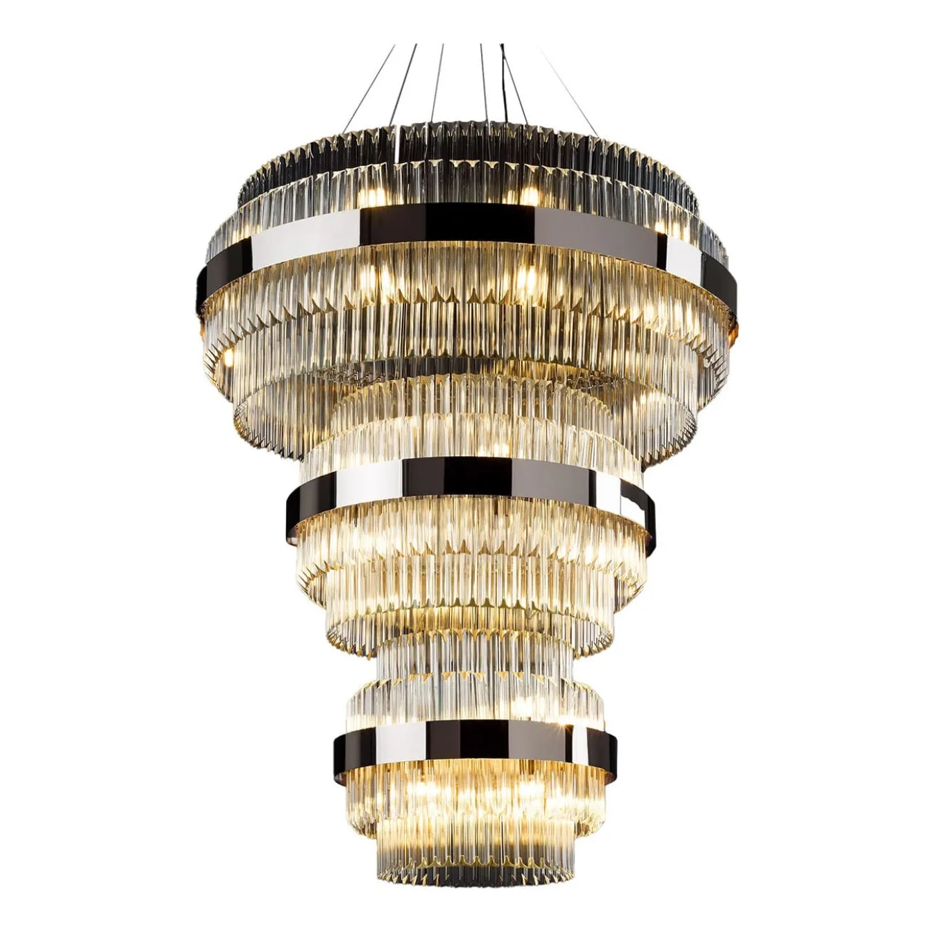 Lampadario Imperial rotondo a 3 livelli