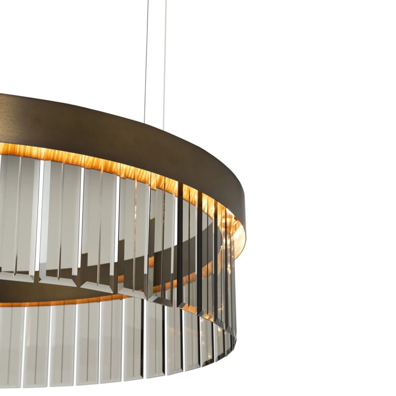 Lampadario in vetro Cesare