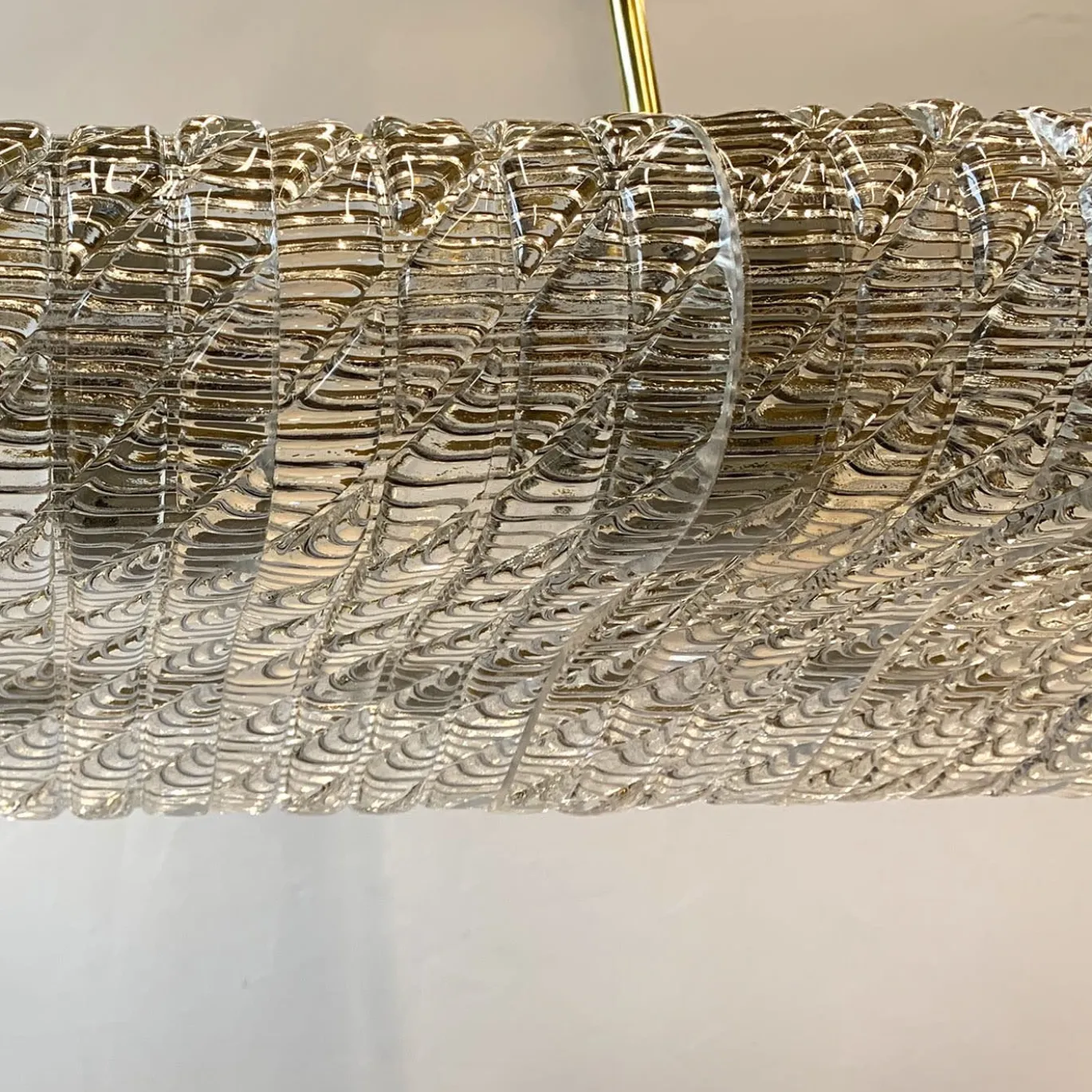Lampadario in vetro di Murano anni '50