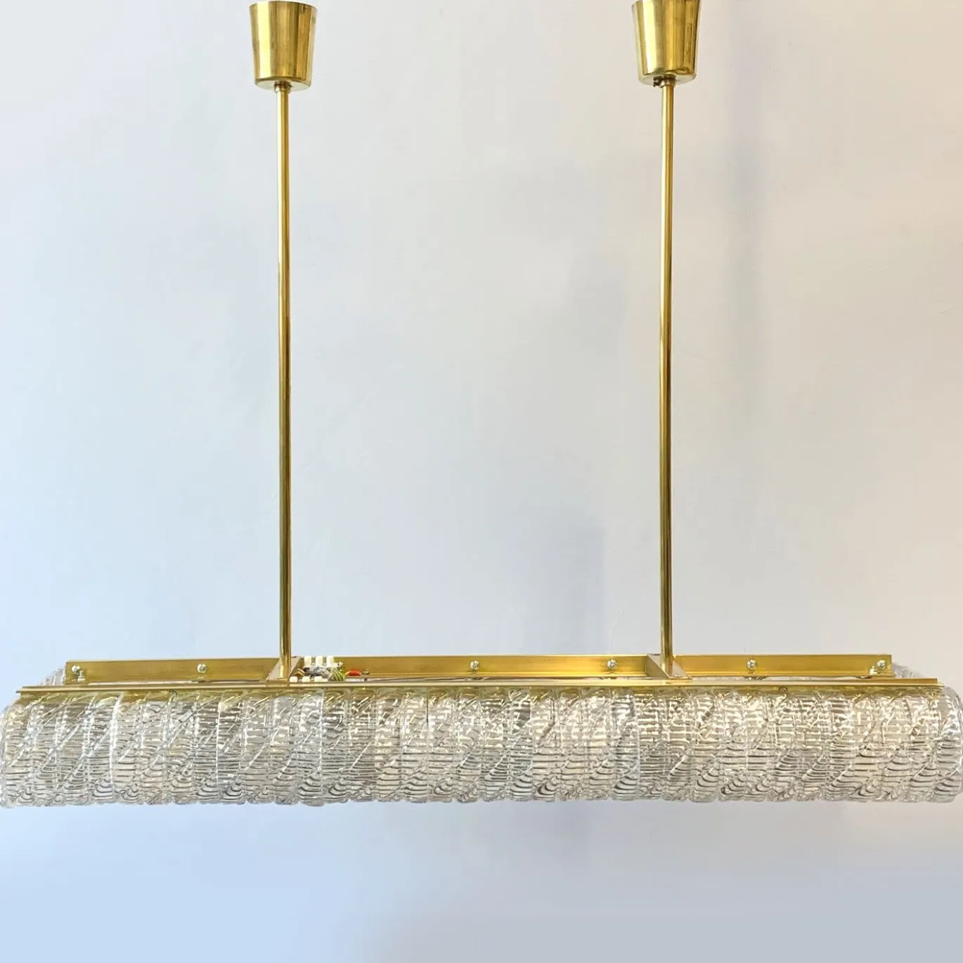 Lampadario in vetro di Murano anni '50
