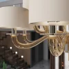 Lampadario in vetro fumé Tiepolo a 12 luci