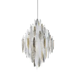 Lampadario in vetro Ice Rain