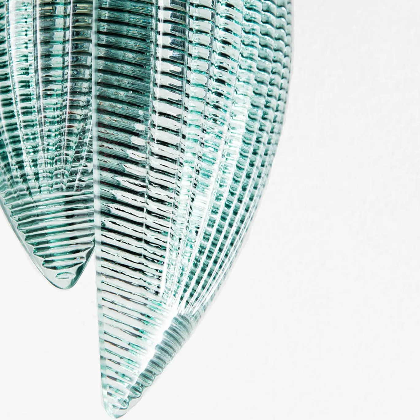 Lampadario in vetro Paradise Aquamarine