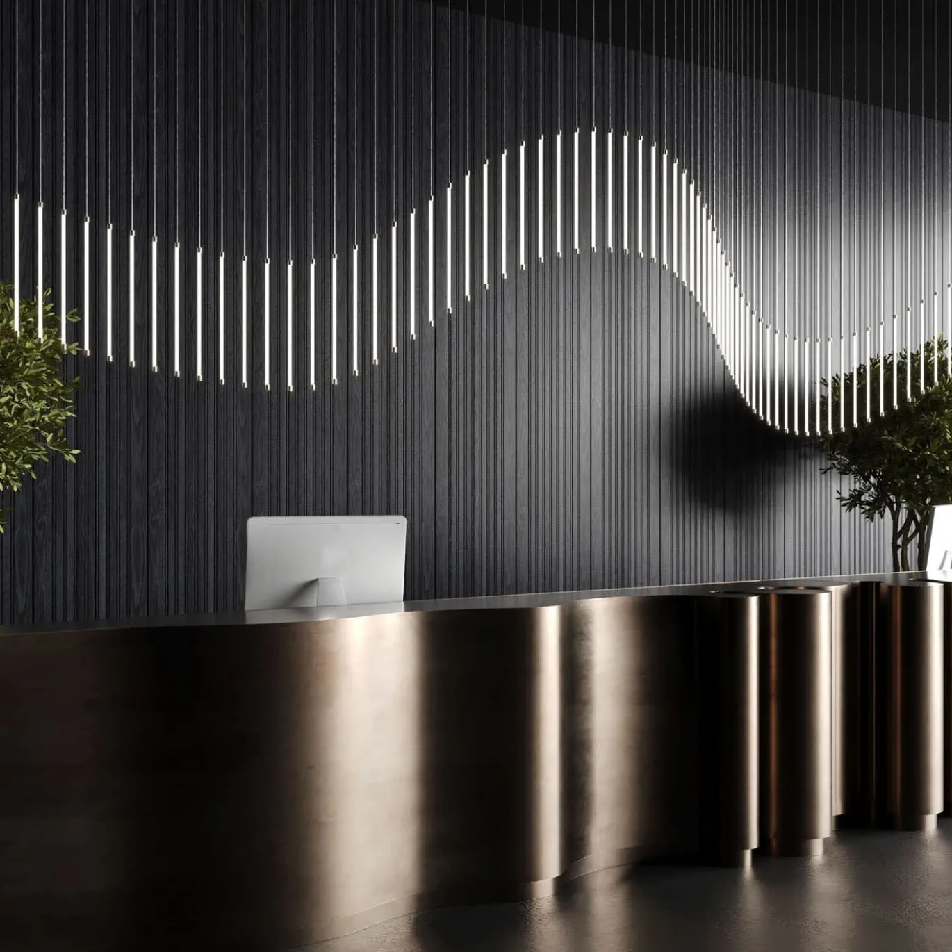 Lampadario in Vetro The Line 15