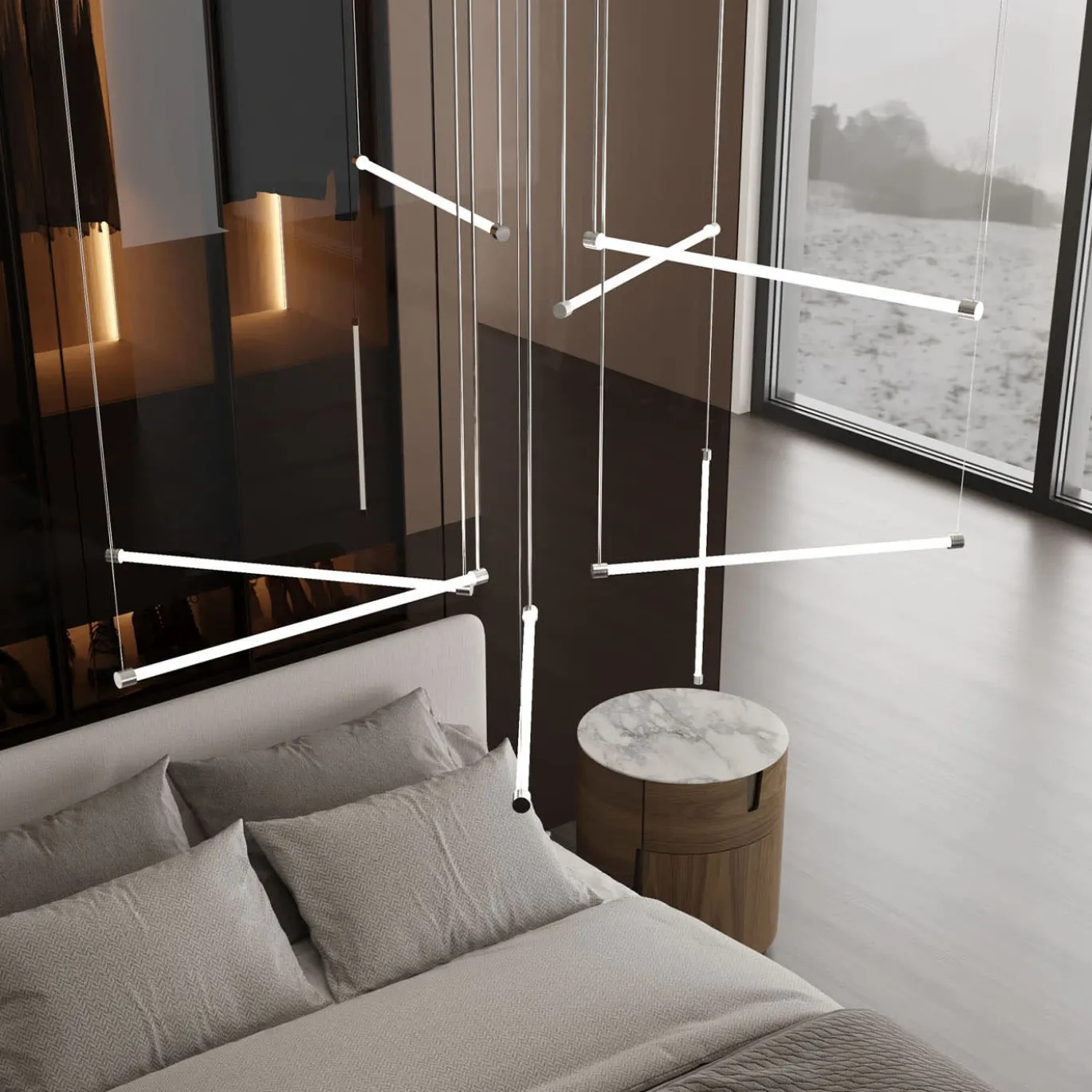 Lampadario in Vetro The Line 11
