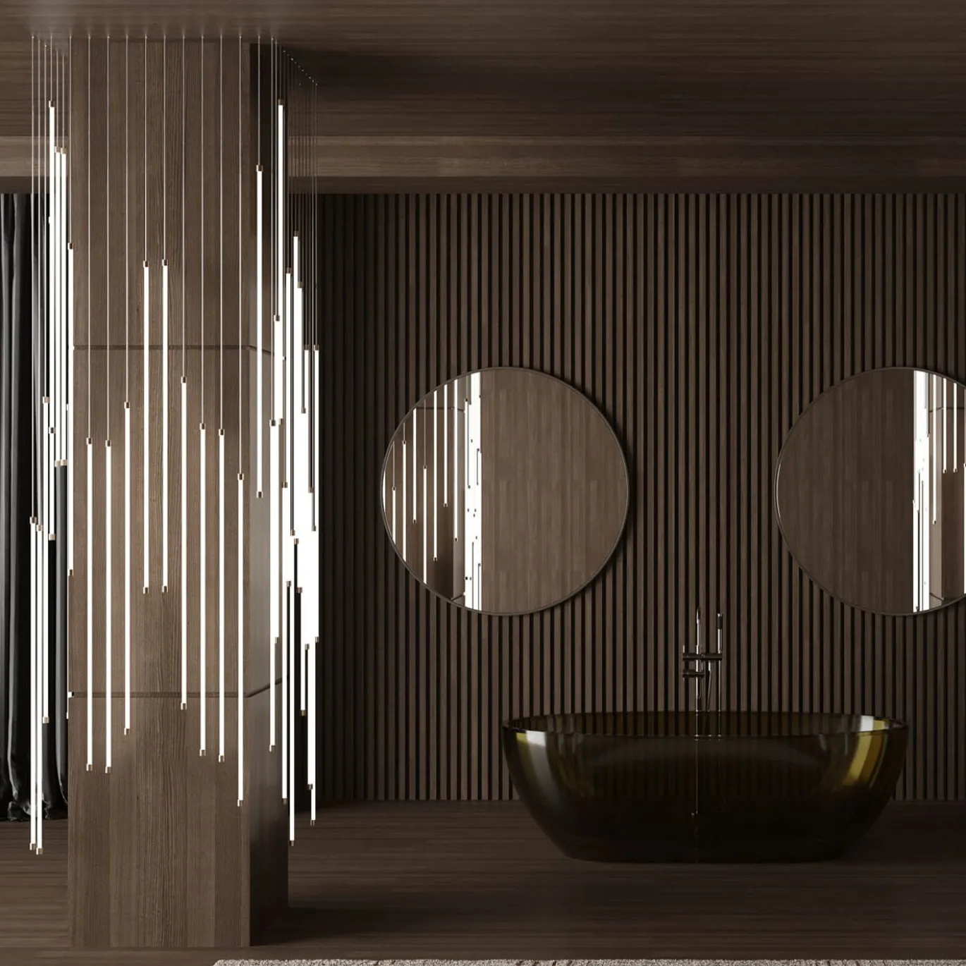 Lampadario in Vetro The Line 20