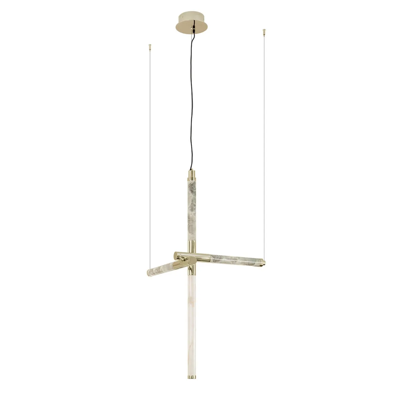 Lampadario Katana in Vetro