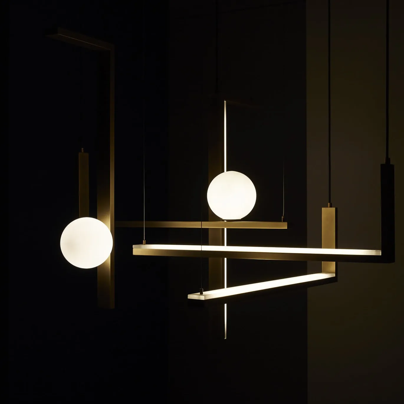 Lampadario Less 5