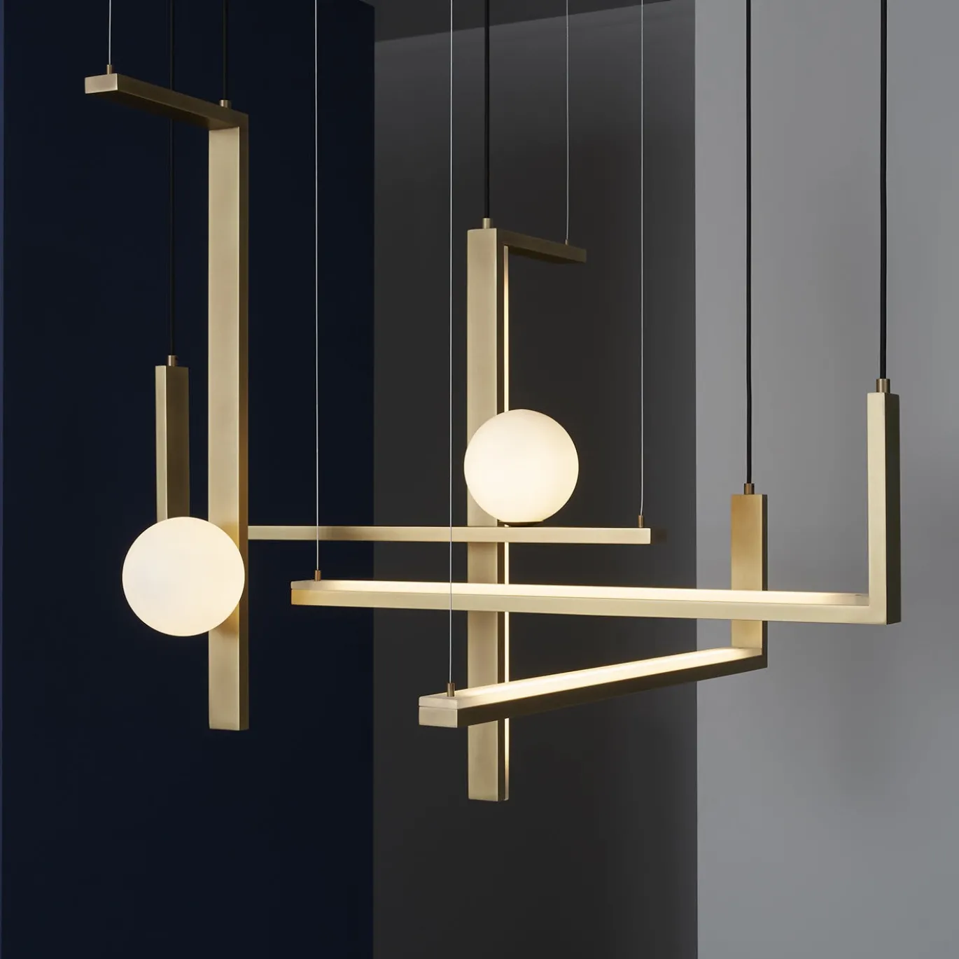 Lampadario Less 5