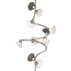 Lampadario Linfa Medio Finitura nichel opaco