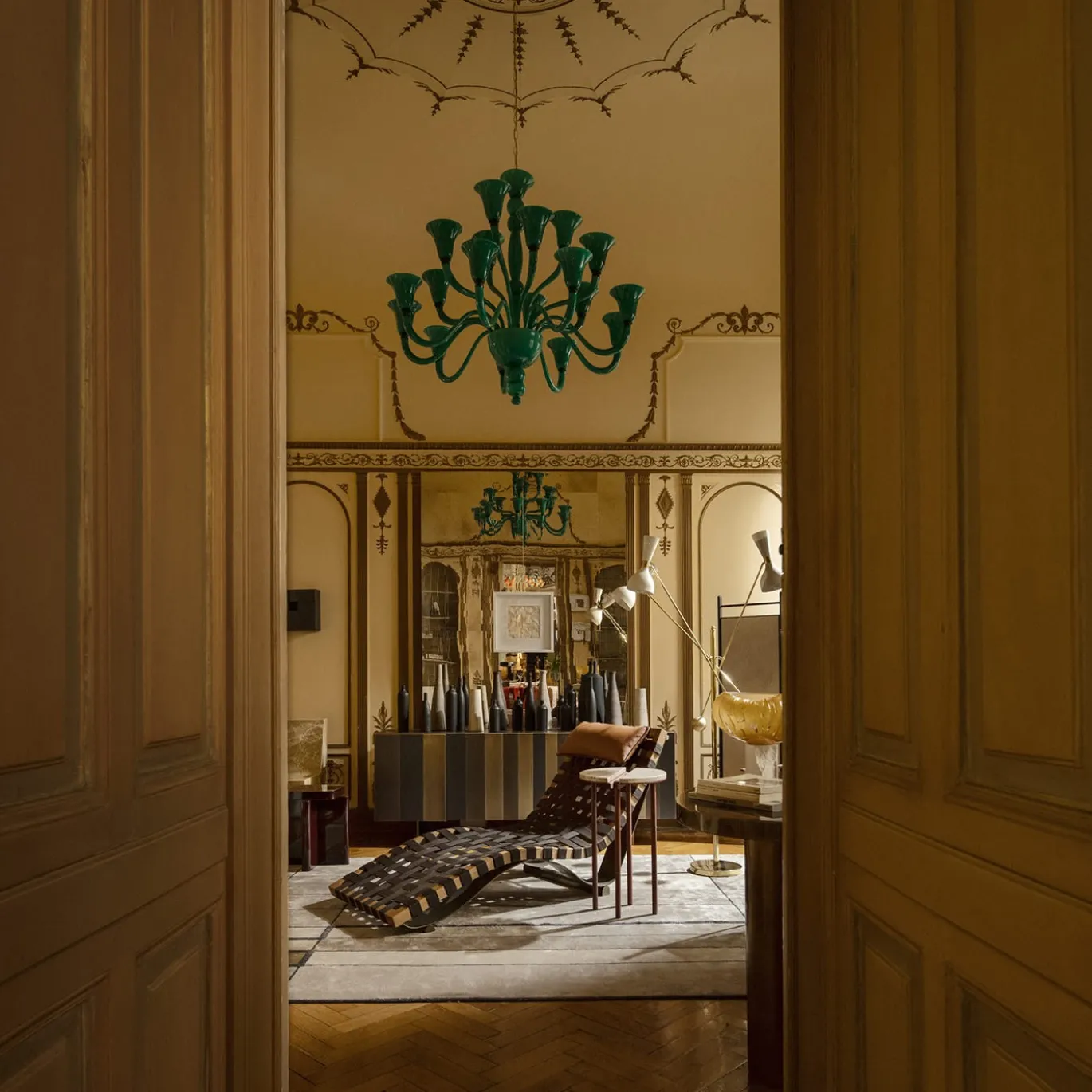 Lampadario Marina Teal