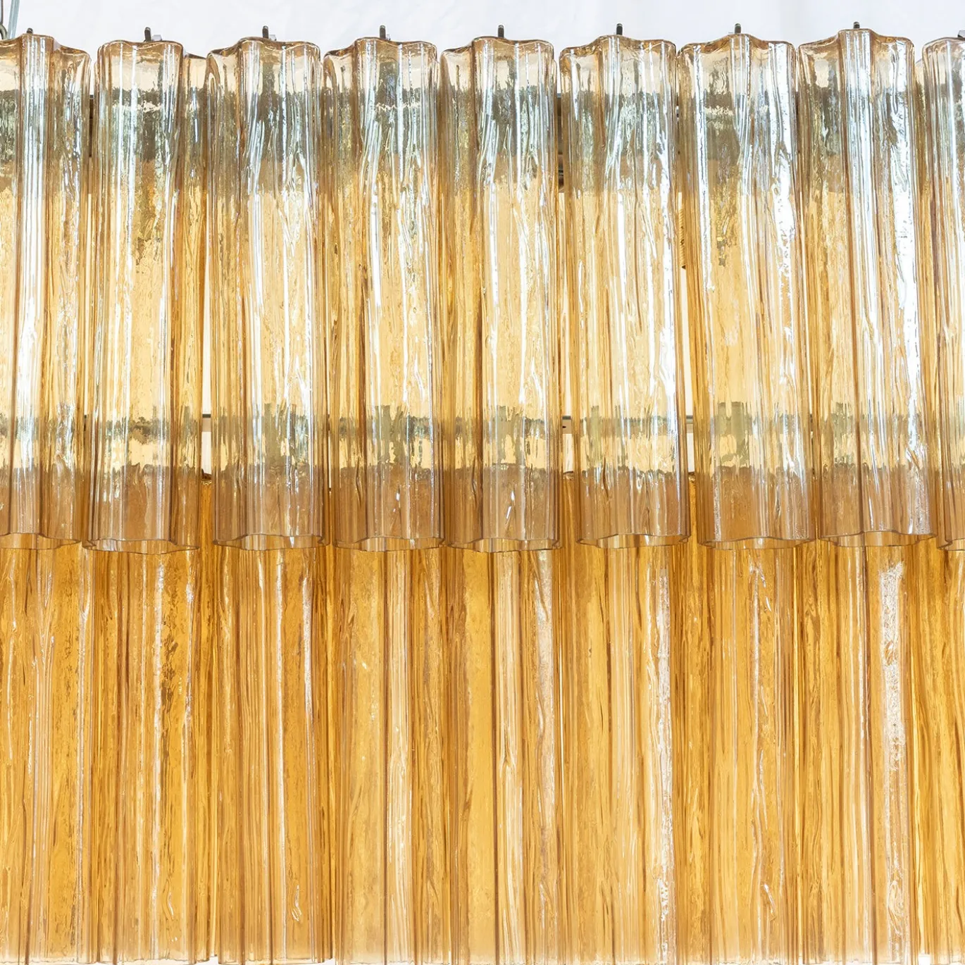 Lampadario Melba Horizon in vetro marrone