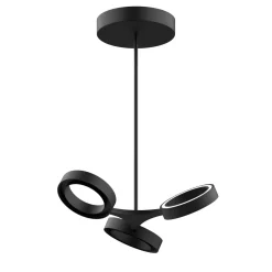 Lampadario Meta nero