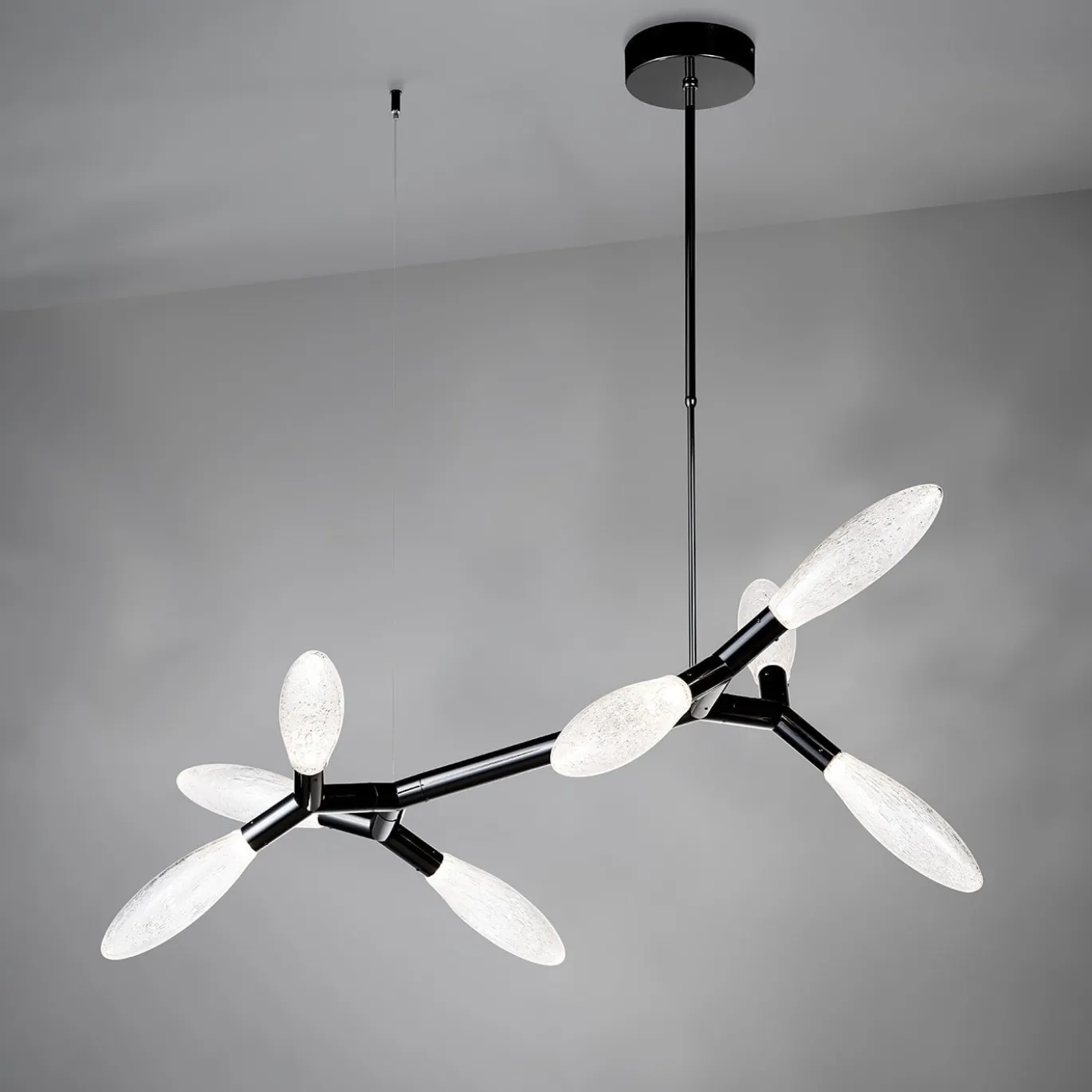 Lampadario Miox Glass Black