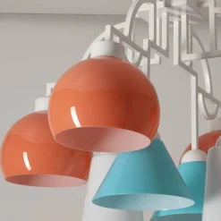 Lampadario Mya Pop in Vetro Multicolore