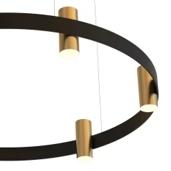 Lampadario Nastro Nero