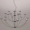 Lampadario Ocio in Acciaio Nero