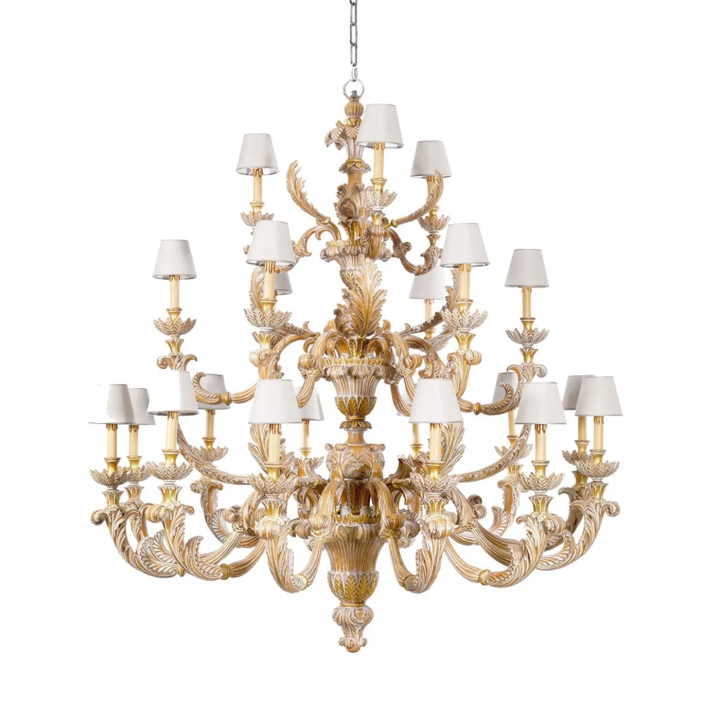 Lampadario Oro Romano