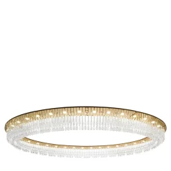 Lampadario ovale a goccia di Murano