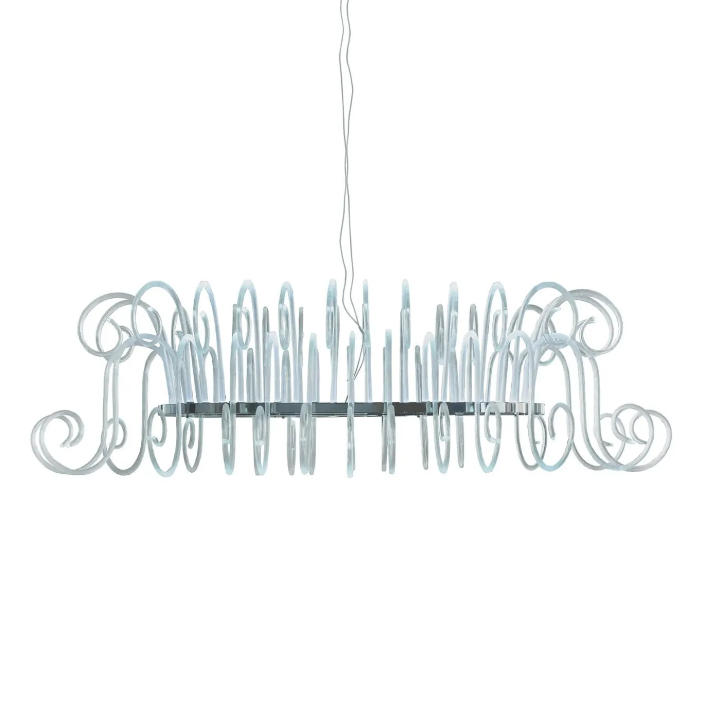 Lampadario ovale Fountains