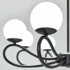 Lampadario Papillon 7207/8 nero di Matteo Zorzenoni