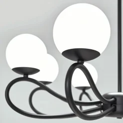 Lampadario Papillon 7207/8 nero di Matteo Zorzenoni