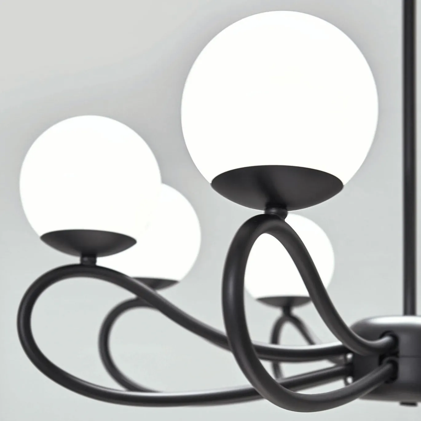Lampadario Papillon 7207/8 nero di Matteo Zorzenoni