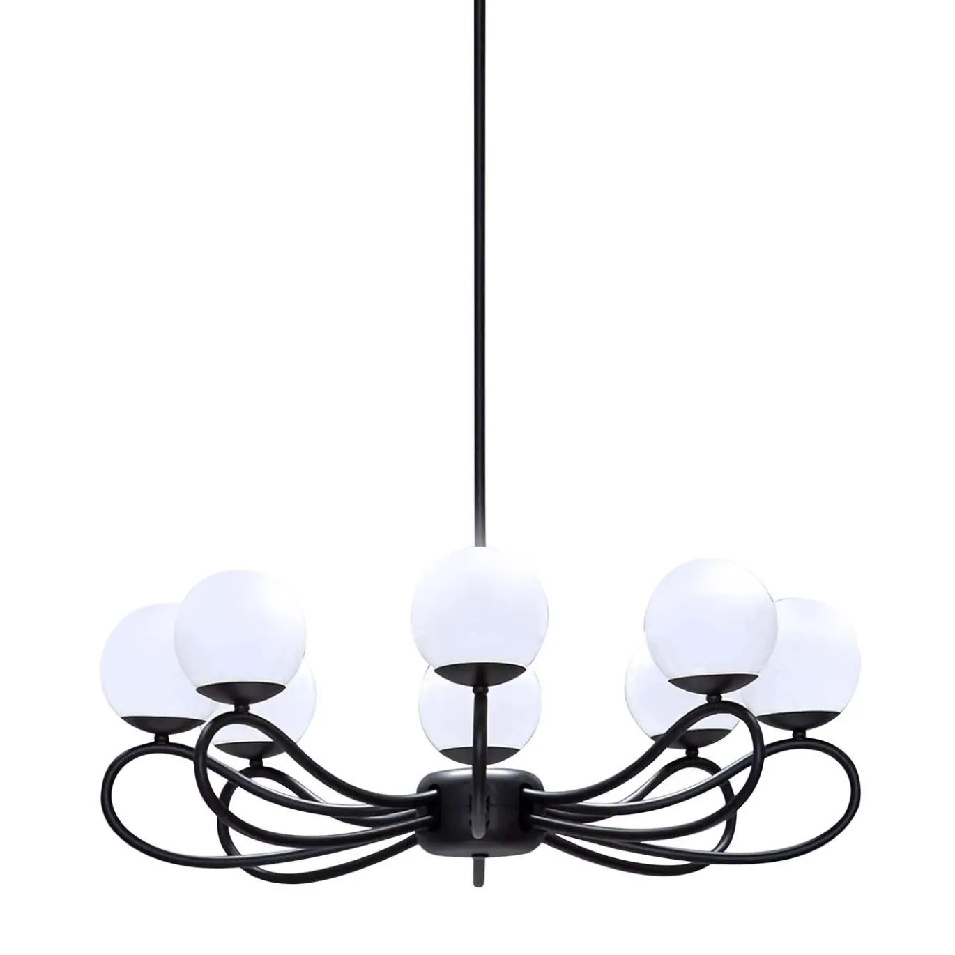 Lampadario Papillon 7207/8 nero di Matteo Zorzenoni