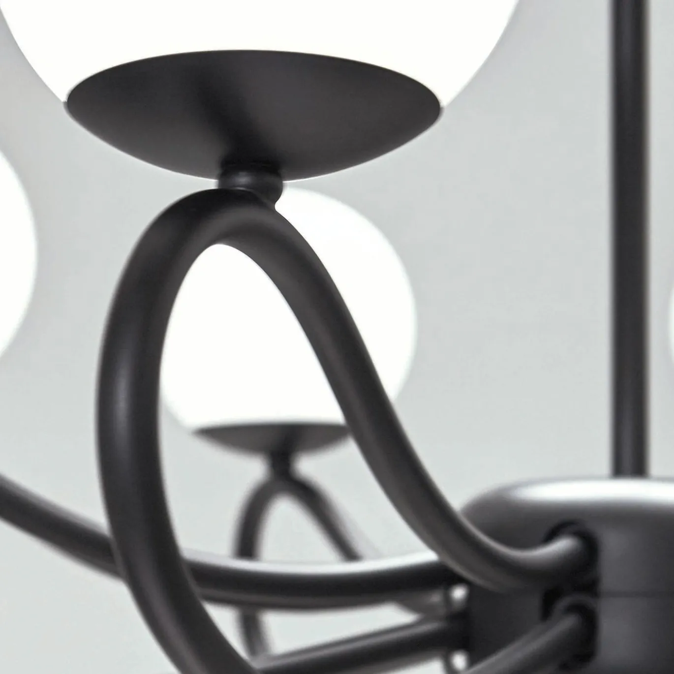 Lampadario Papillon 7207/8 nero di Matteo Zorzenoni