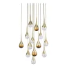 Lampadario Perpetua in ottone