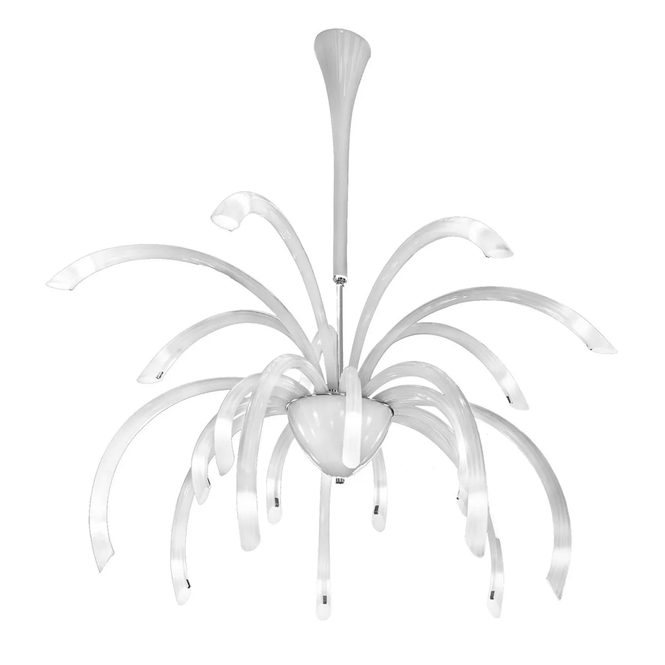 Lampadario Phoenix bianco a 21 luci