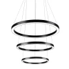 Lampadario Profile Project 3 LEV nero opaco