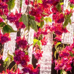 Lampadario quadrato Flower Power Pink Cascade