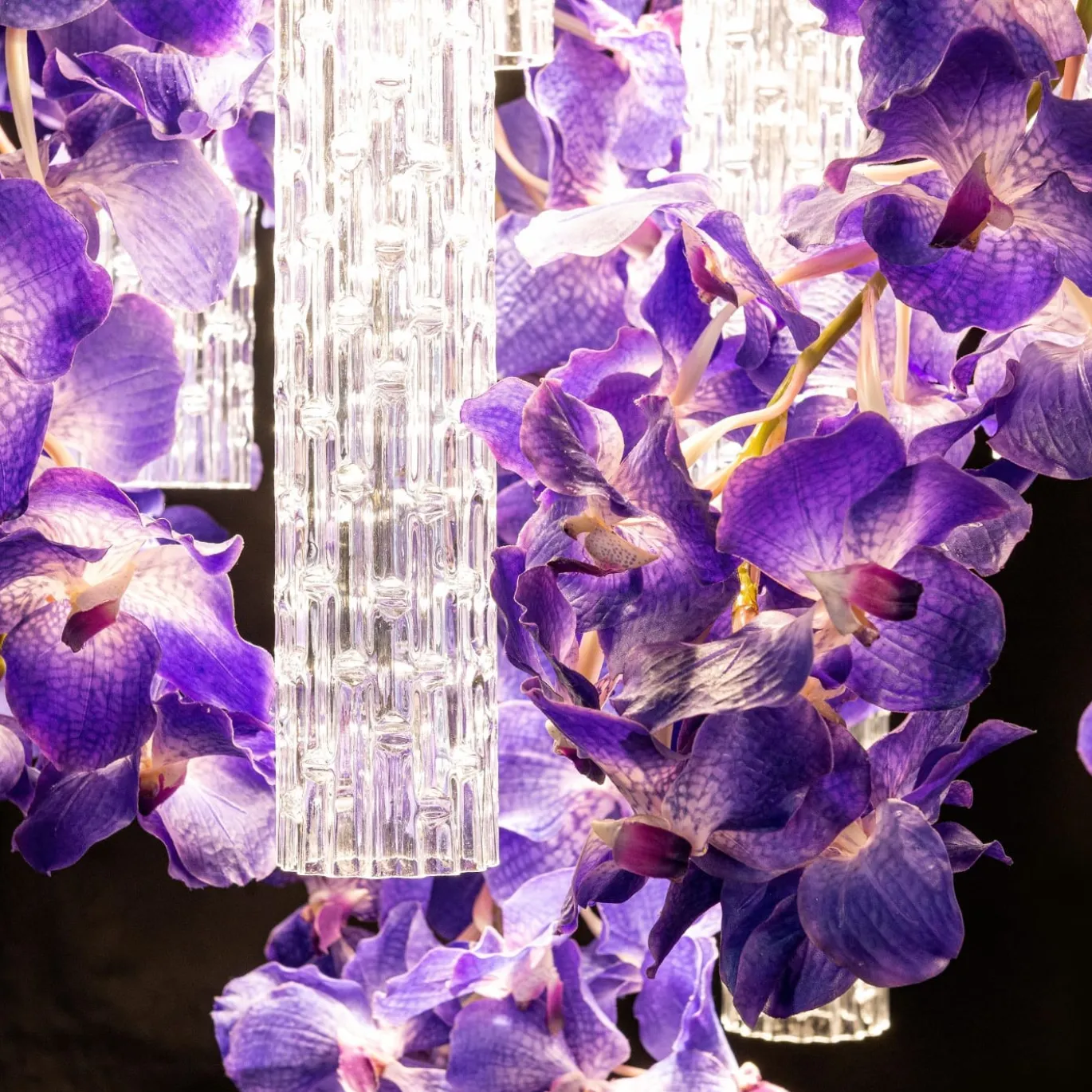 Lampadario quadrato Flower Power Vanda