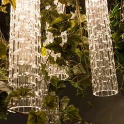 Lampadario quadrato grande Flower Power Ivy