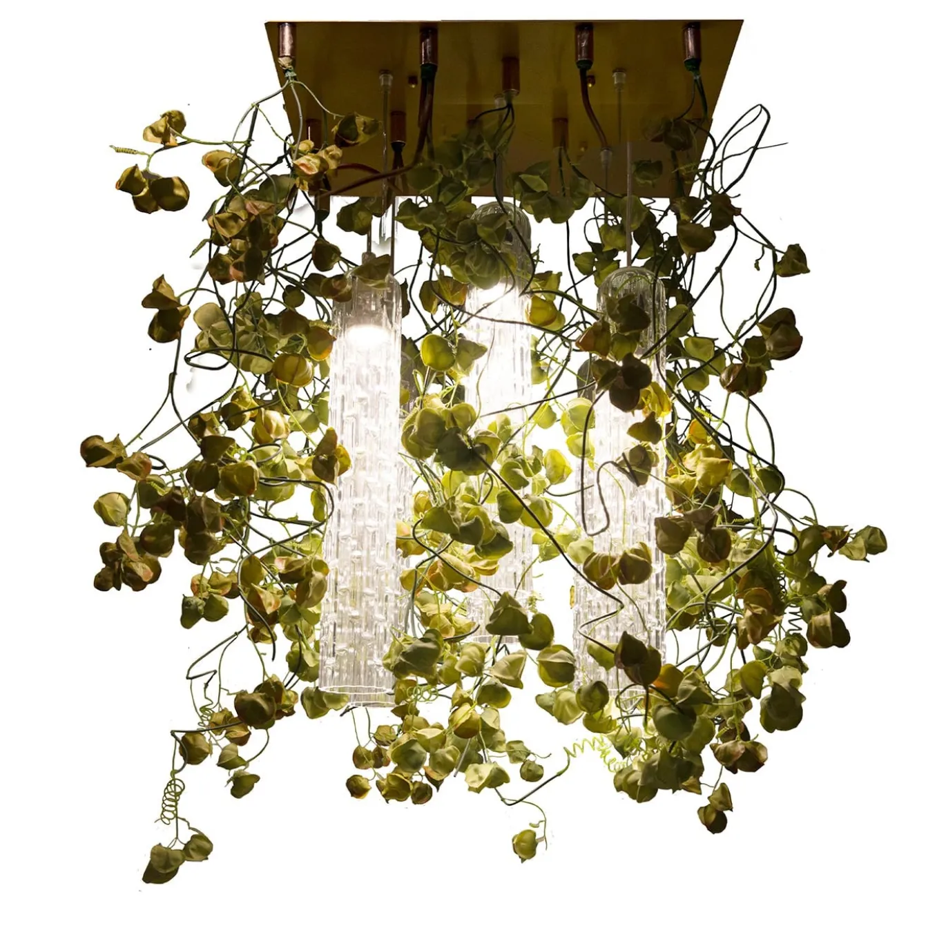 Lampadario quadrato grande Physalis Flower Power