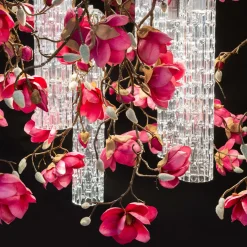 Lampadario quadrato Magnolia Flower Power